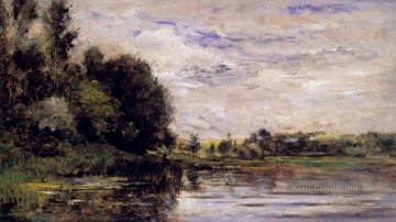 B Barbizon impressionistische Landschaft Charles Francois Daubigny Ölgemälde